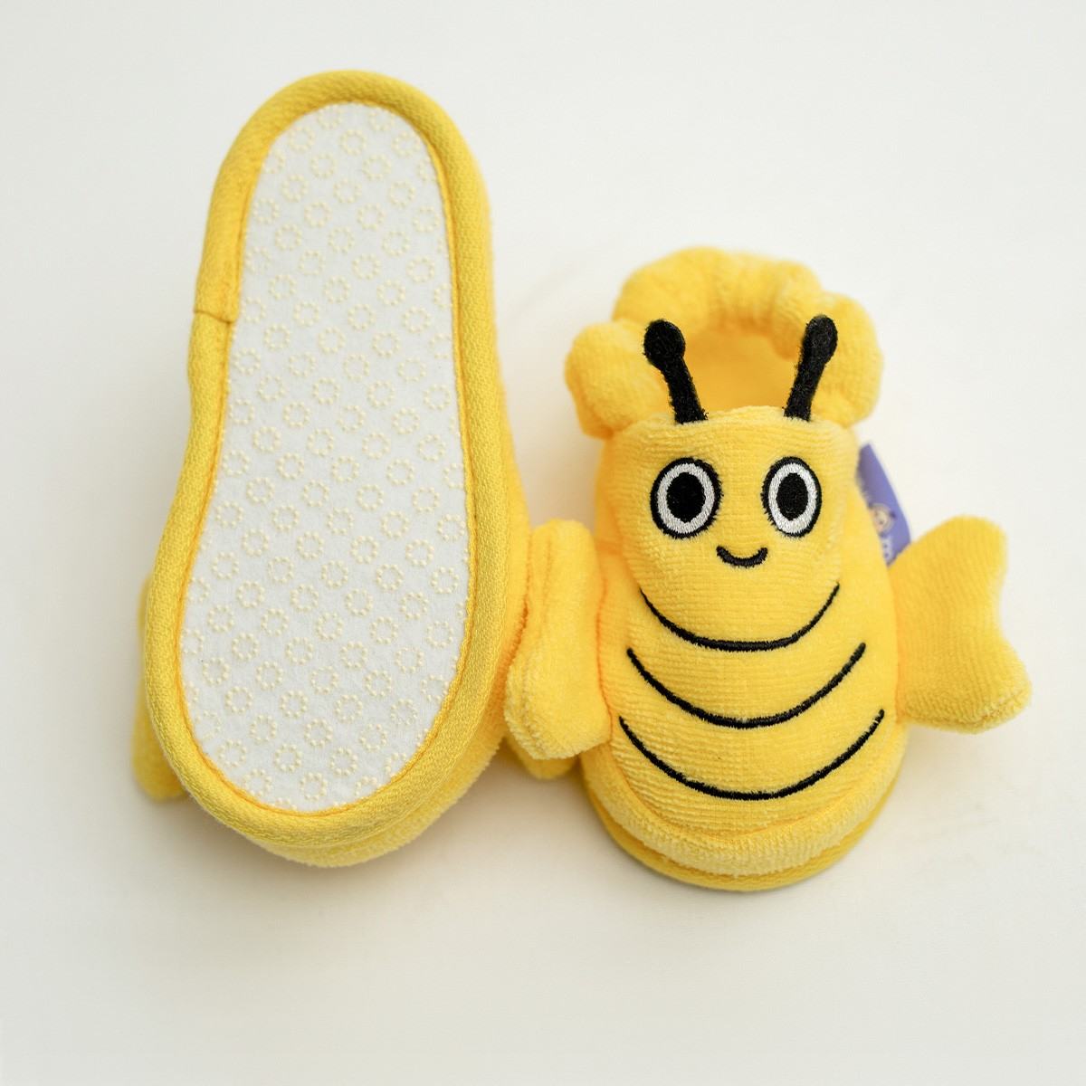 Children s House Slippers Bee BuzzBuzz 2 4 Years Milk Moo